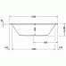Ванна Duravit Starck 700052 прямоугольная, встраиваемая версия или версия с панелями