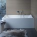 700341 Duravit STARCK Ванна акриловая прямоугольный вариант 2000x1000х460 mm, с 2 наклонами для спины, цвет белый