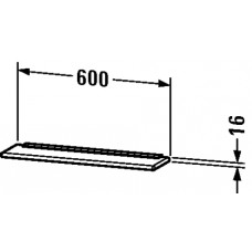 Настенная полка Duravit Darling New DN 7905